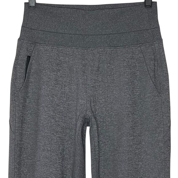 Athleta Venice Jogger Heathered Grey Size XS High Rise Pants Pockets Travel EUC - Picture 3 of 10